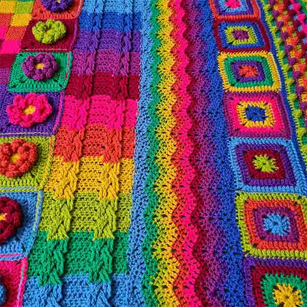 Resized Next Steps in Crochet Make a Sampler Blanket